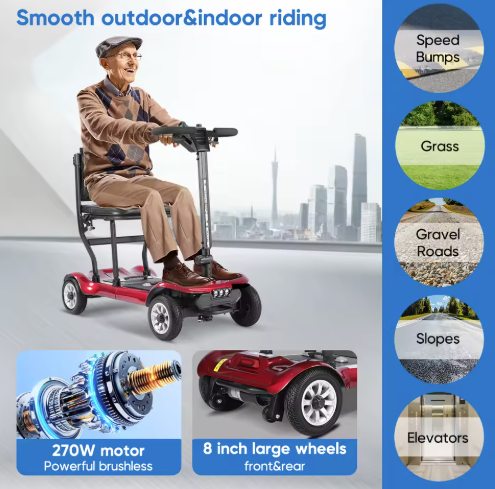 Mobility Scooter EY985 (Red)
