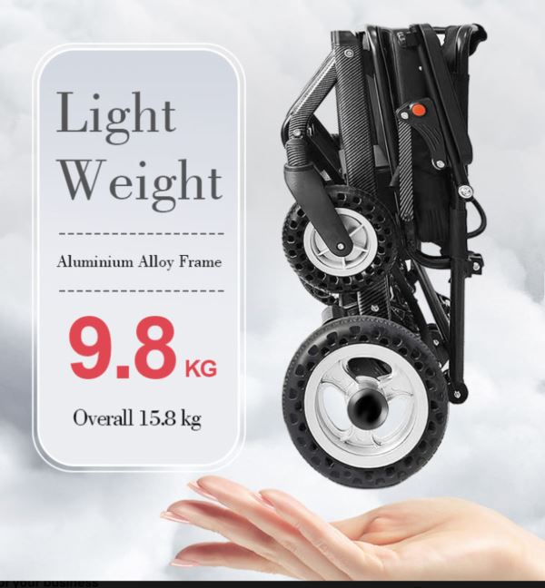 Ultra‑Light Electric Wheelchair – Premium Performance, Effortless Mobility