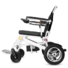 white Wheelchair side pic Ultra‑Light Electric Wheelchair – with wider seat